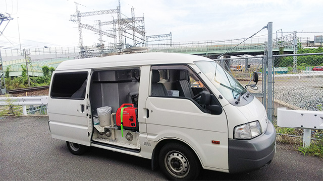 奈良県奈良市にて