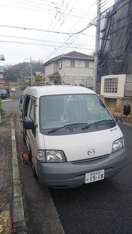 奈良県北葛城郡上牧町にて