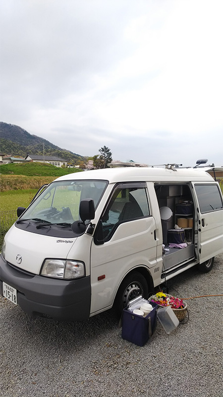 奈良県葛城市にて