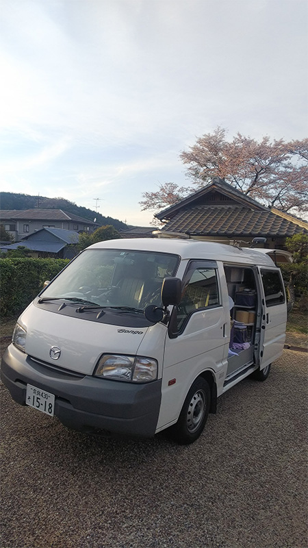 奈良県宇陀市にて