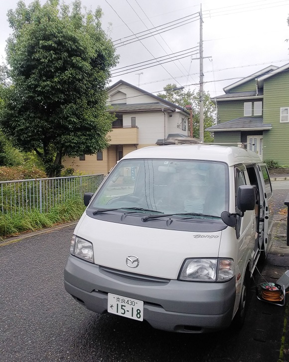 京都府亀岡市にて